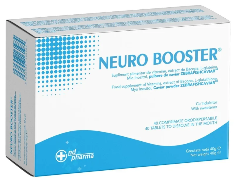 Neuro Booster cu ZebrafishCaviar, 40 comprimate Gama Natura — preț și oferte