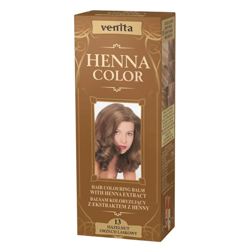 Venita Henna Color Loțiune colorantă pe bază de plante cu extract de henna 13 Hazelnut, 75ml — preț și oferte
