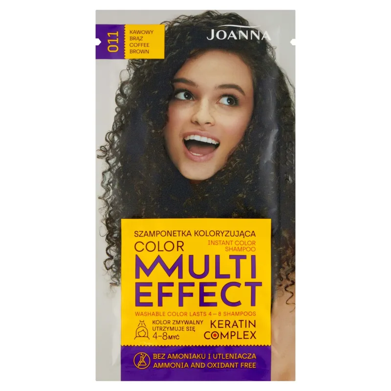 Șampon Joanna Multi Effect Color 011 Coffee Brz, 35g — preț și oferte