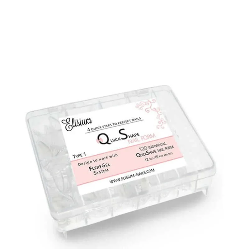 Elisium Quick Shape Nail Form Type1 Forme de unghii, 120 bucăți — preț și oferte