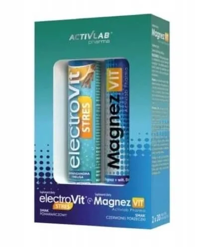 ActivLab Pharma, ElectroVit Stress Orange 20 comprimate + MagnesiumVit Blackcurrant 20 comprimate — preț și oferte