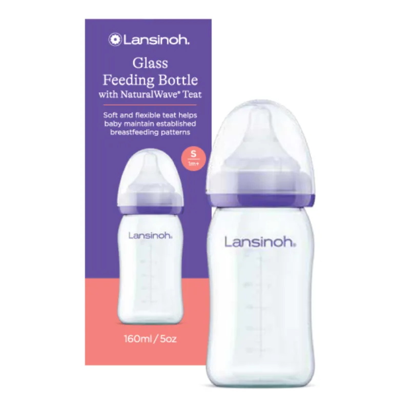 Biberon de sticla, 160ml, Lansinoh — preț și oferte
