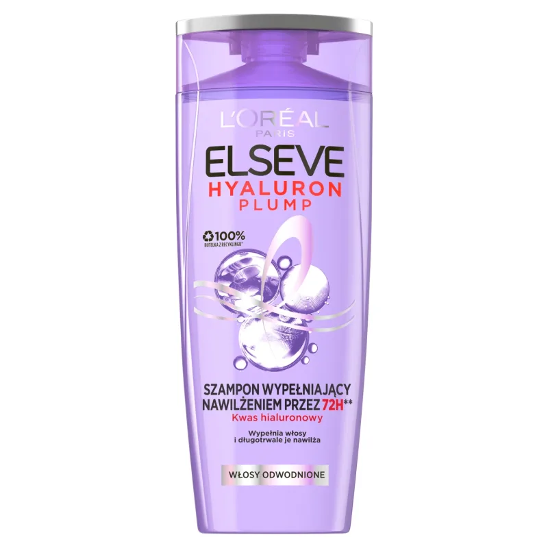 L'Oreal Elseve L'Oreal Elseve Hyaluron Plump, șampon de hidratare pentru păr deshidratat, 400 ml L'Oréal Paris — preț și oferte