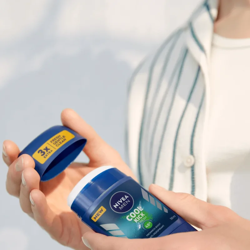 Nivea Men Fresh Kick, stick antiperspirant pentru bărbați, 48h, 50 ml — preț și oferte