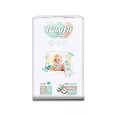 Scutece Bio Nr. 2, 3-6 kg, 42 Bucati - Babyfit — preț și oferte