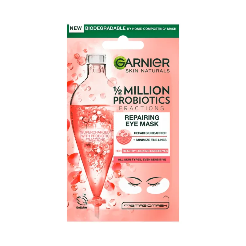Garnier Skin Naturals, tampoane regeneratoare pentru ochi cu probiotice, 6 g — preț și oferte