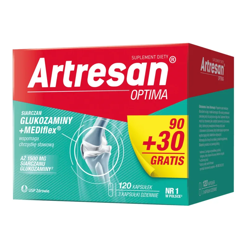 Artresan Optima, 90 capsule + 30 capsule gratuite USP — preț și oferte