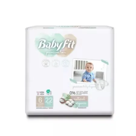 Scutece Bio XL, Nr. 6, +16 kg, 22 Bucati - Babyfit — preț și oferte