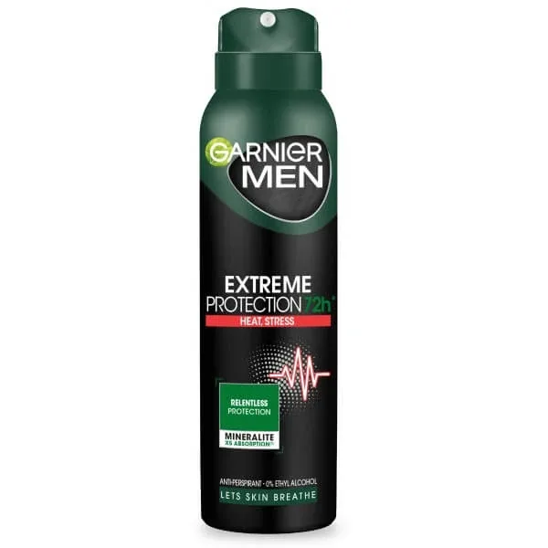 Garnier Men Extreme Protection 72h Spray antiperspirant, 150ml — preț și oferte