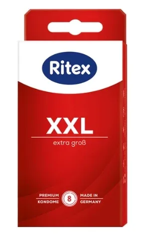 Ritex, Extra Large XXL, Prezervative, 8 bucăți