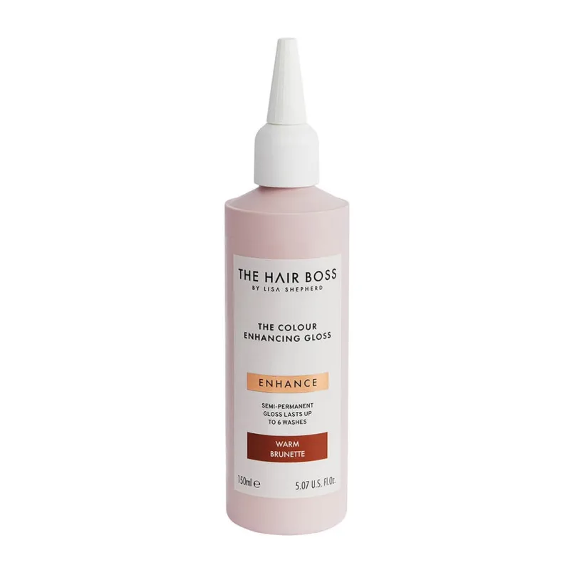 The Hair Boss Warm Brunette iluminator de păr închis, 150ml — preț și oferte