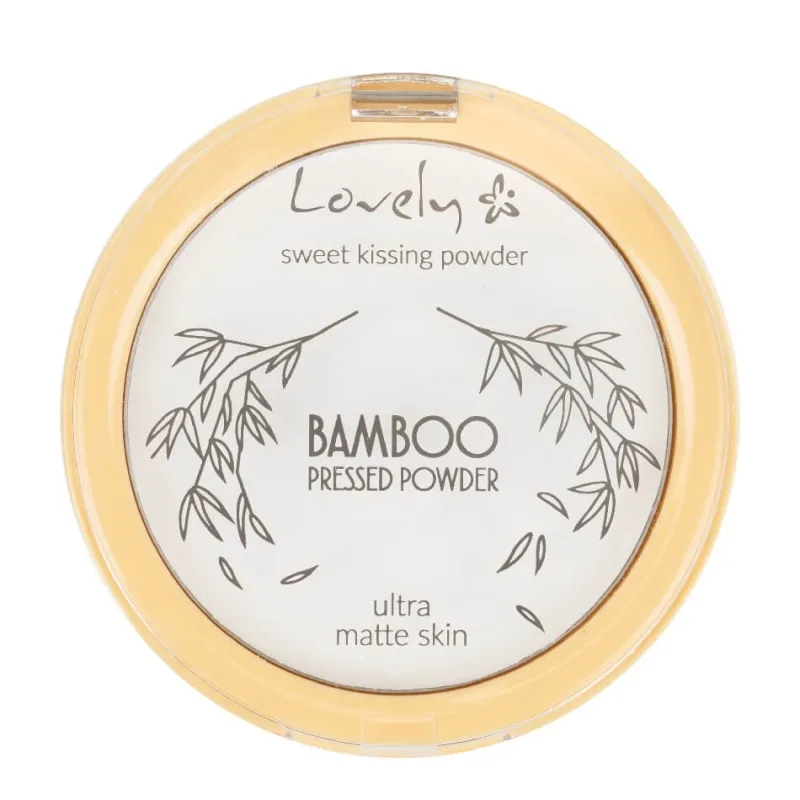 Lovely Bamboo Transparent Mattifying Pressed Face Powder, 10g — preț și oferte