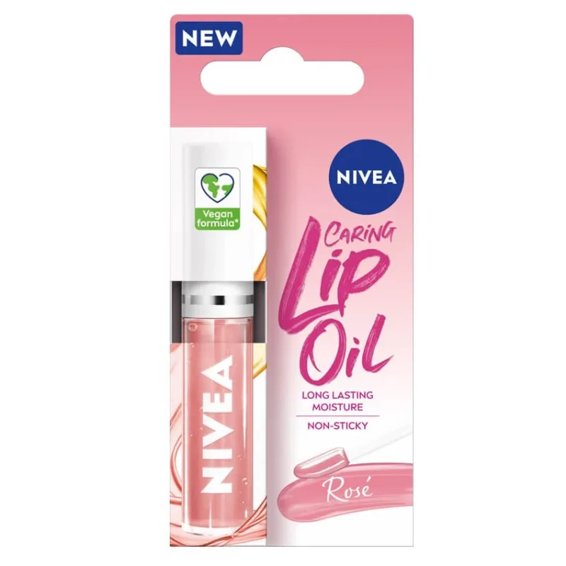 Nivea Caring Lip Oil Rose, 5.5ml — preț și oferte