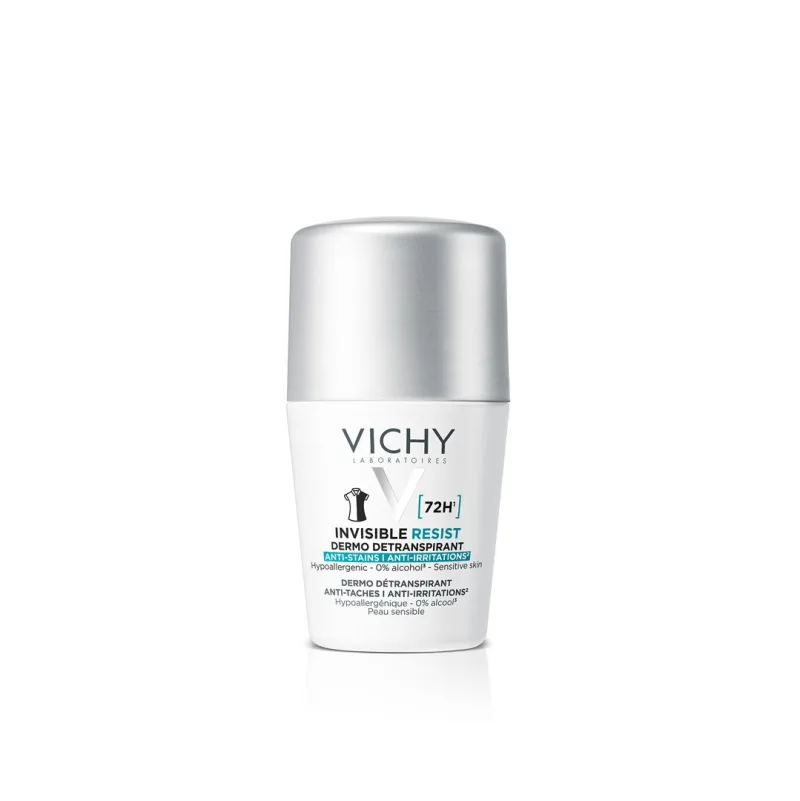 VICHY DEO Roll on Invisible Resist Eficacitate 72h, 50ml — preț și oferte