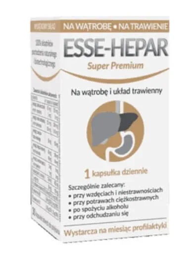 Esse-Hepar, SuperPremium, 30 capsule — preț și oferte