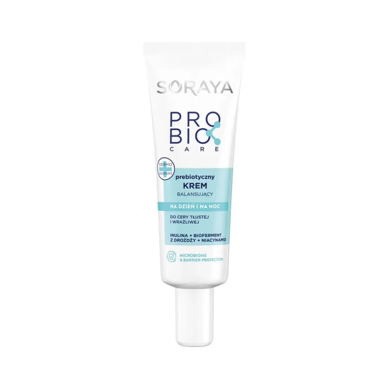 Soraya Probio Care Prebiotic Balancing Cream pentru piele uscată și sensibilă, 50ml — preț și oferte