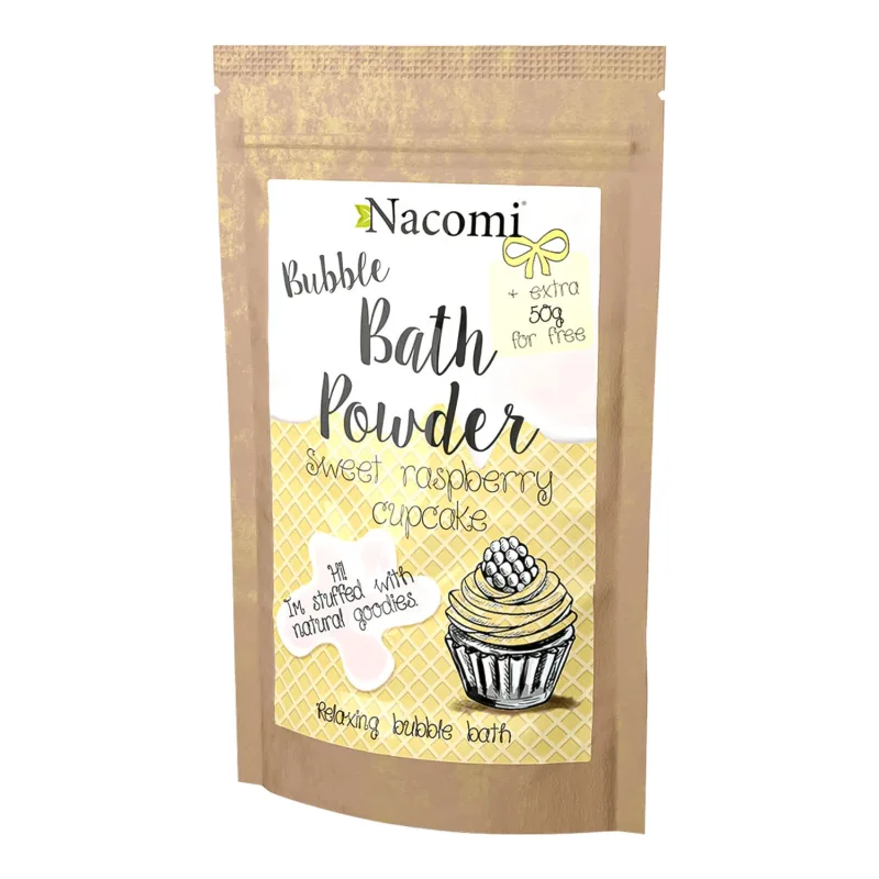 Nacomi, pudră de baie, prăjitură cu zmeură, 150 g — preț și oferte