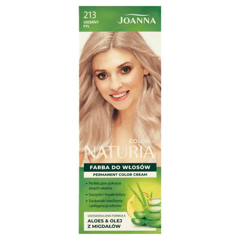 Joanna Naturia Color, vopsea de păr, 213 silver dust — preț și oferte