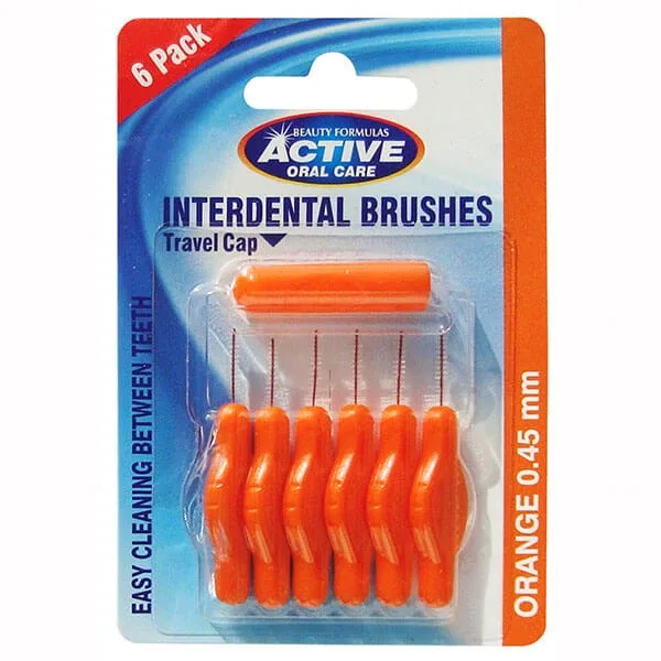 Beauty Formulas Active Oral Care, curățătoare interdentare, 0,45 mm, 6 bucăți — preț și oferte