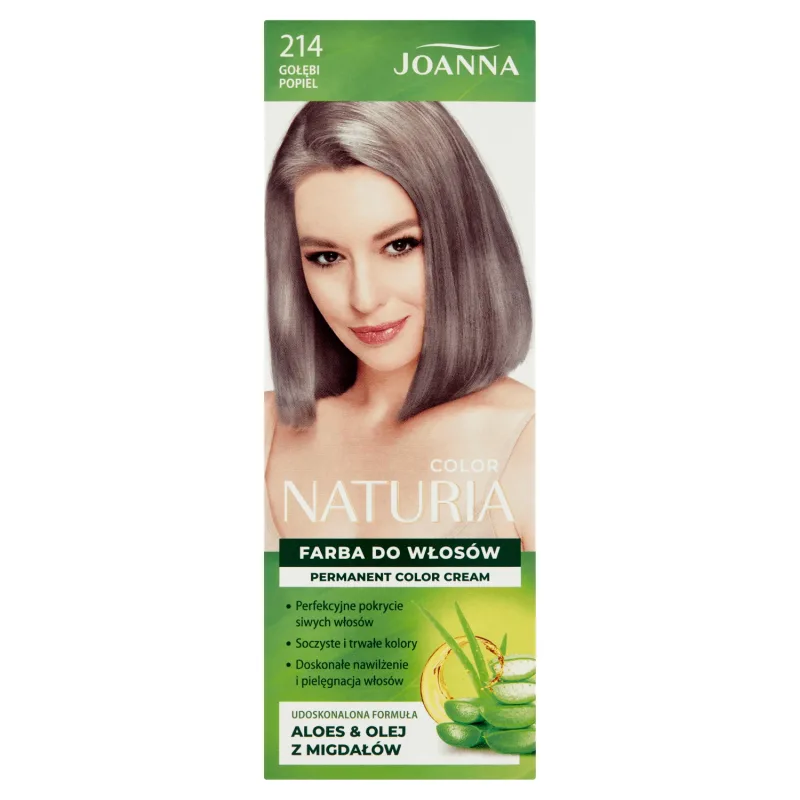 Joanna Naturia Color, vopsea de păr, 214 dove ash — preț și oferte