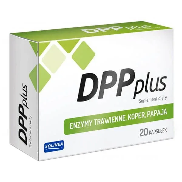 DPP Plus, enzime digestive, mărar, papaya, 20 capsule — preț și oferte