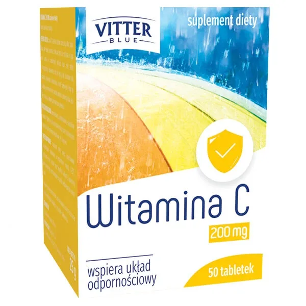 Vitter Blue Vitamina C 200 mg, 50 comprimate — preț și oferte