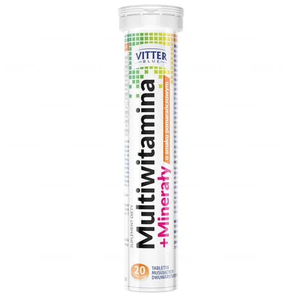 Vitter Blue, Multivitamine + Minerale, 20 comprimate — preț și oferte