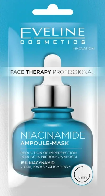 Eveline Cosmetics, Face Therapy Professional, Mască-ampuka care reduce imperfecțiunile cu niacinamidă, 8 ml — preț și oferte