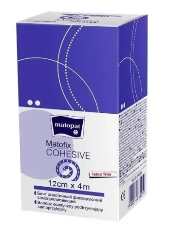 Banda elastică Matofix Cohesive Fabric 4m x 12 cm - Pe termen lung! — preț și oferte