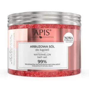 Sare de baie Apis Watermelon Splendour cu pepene roșu și extract de pepene roșu, 650g