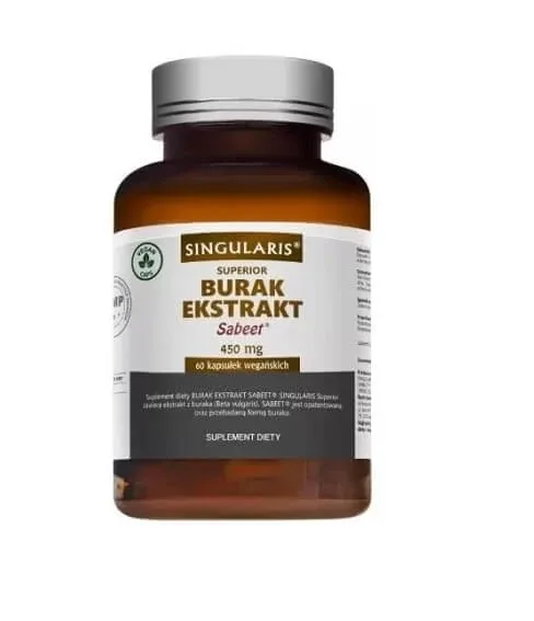Singularis, extract de sfeclă Sabeet 450mg, 60 capsule — preț și oferte