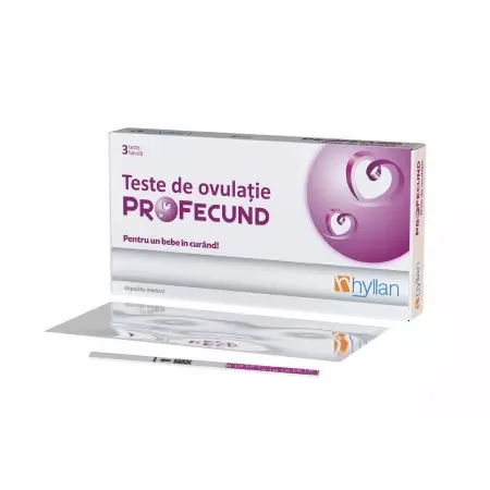 Set 3 teste de ovulatie ProFecund – Hyllan HYLLAN PHARMA — preț și oferte