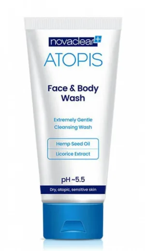 Novaclear Atopis Face amp; Body Wash spală fața și corpul 200ml