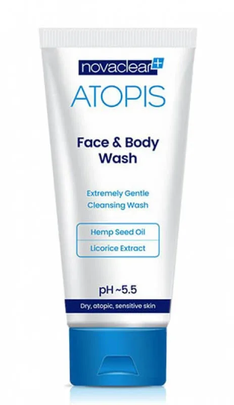 Novaclear Atopis Face amp; Body Wash spală fața și corpul 200ml — preț și oferte