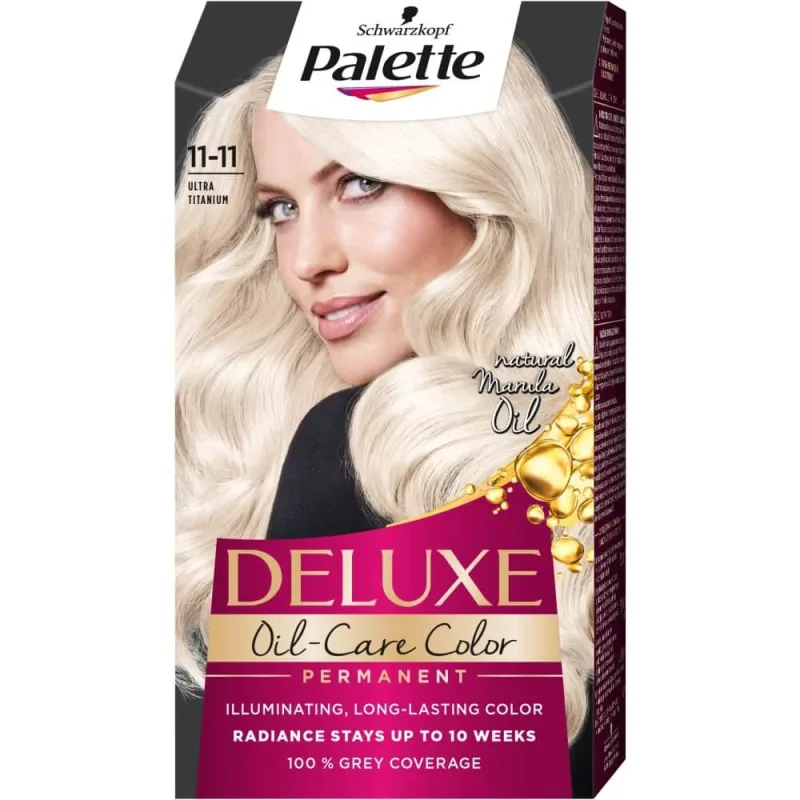 Palette Deluxe Oil-Care Color Culoare din ceară cu microulei 11-11 Ultra Titanium Blonde — preț și oferte