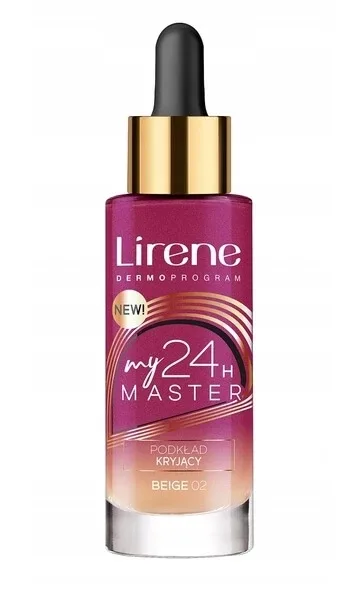 Lirene Fluid My Master fond de ten opac Beige 02, 30 ml — preț și oferte