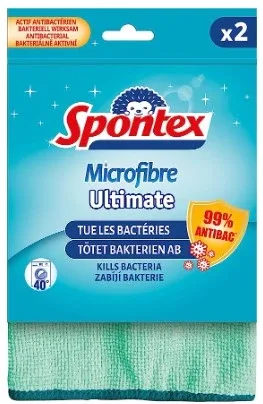 Spontex, Ultimate, 30cm x 30cm microfibră de fricțiune, 1 buc — preț și oferte