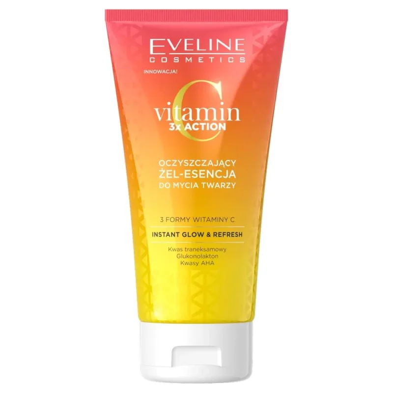 Eveline Cosmetics Vitamin C 3x Action Purifying E-essence pentru curățarea feței, 150ml — preț și oferte