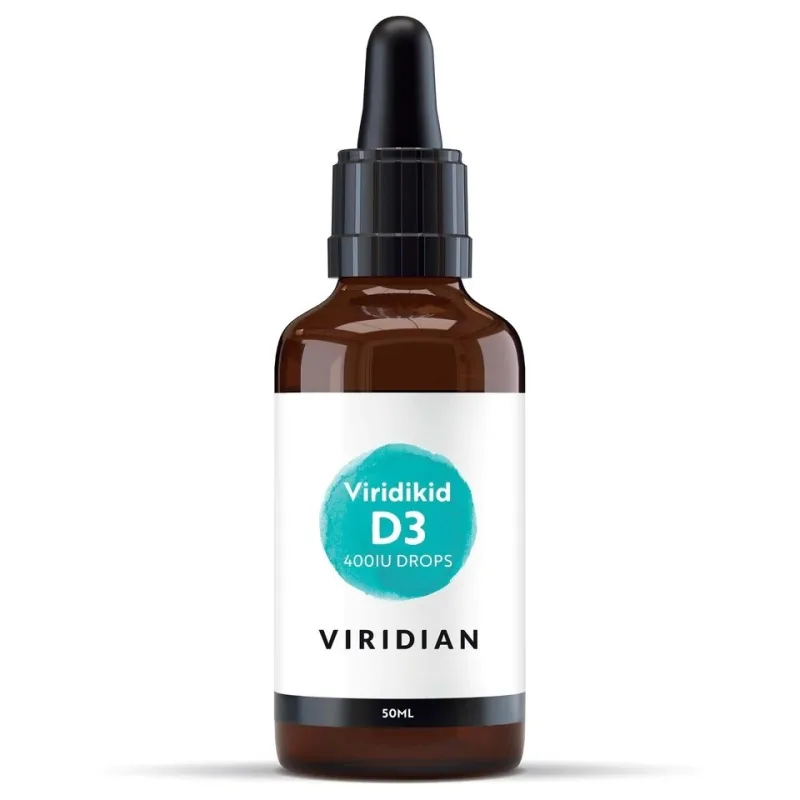 Viridikid Vitamina D3 400UI, 30 ml,Viridian — preț și oferte