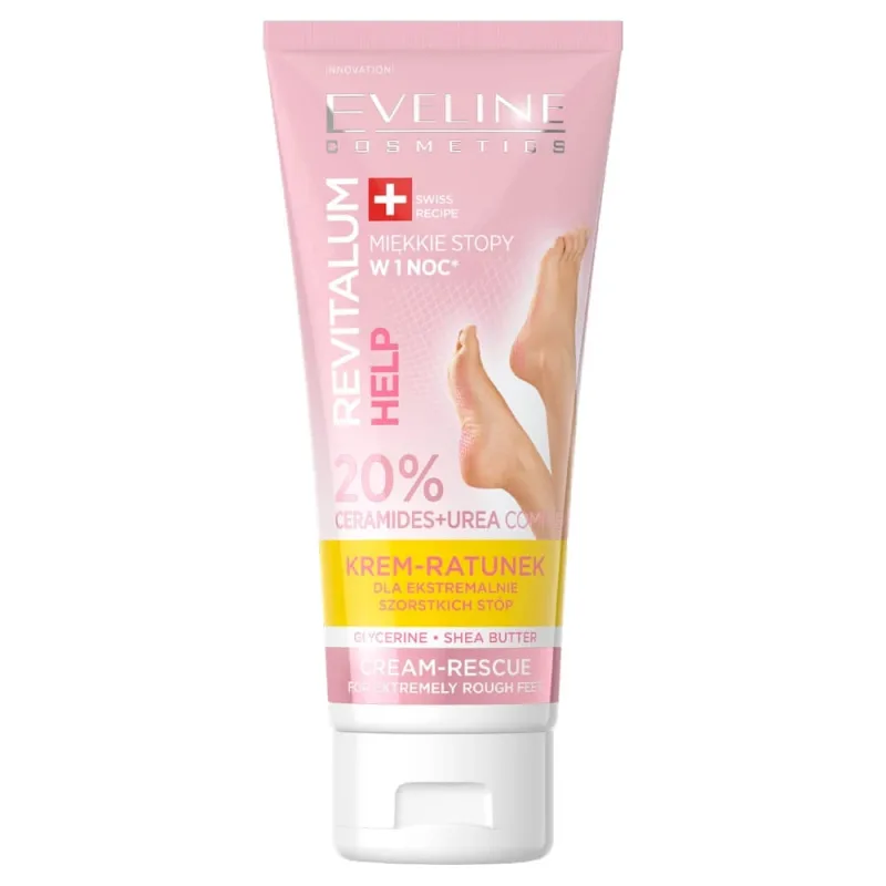 Eveline Cosmetics Revitalum Cream-Rescue pentru picioare extrem de aspre, 75ml — preț și oferte