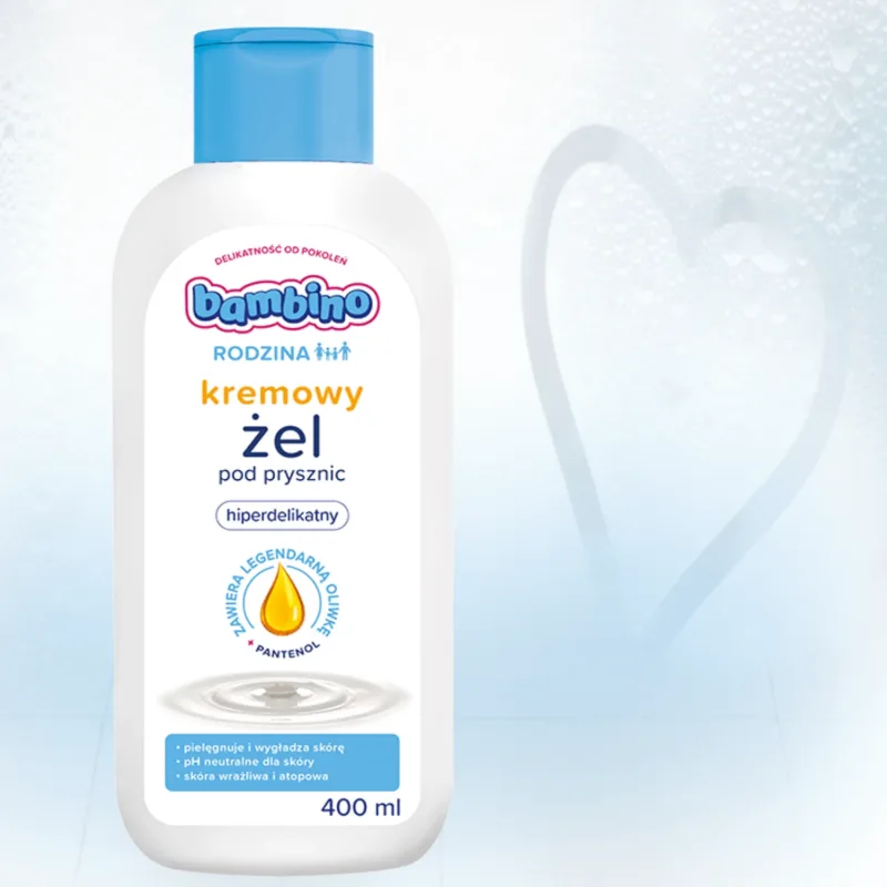 Bambino Family, gel de duș cremos, hiper-delicat, de la 3 ani, 400 ml — preț și oferte
