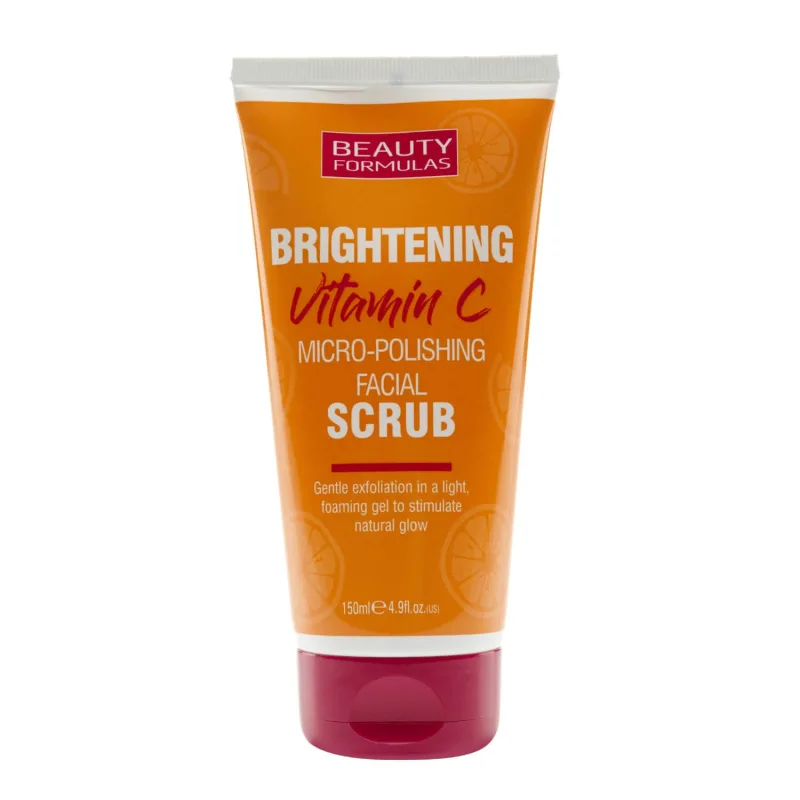 Beauty Formulas Brightening Vitamin C, Exfoliant de față pentru luminozitate, cu vitamina C, 150 ml — preț și oferte