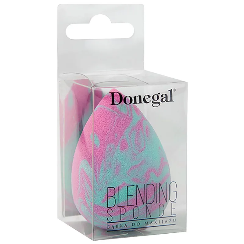 Donegal, burete de blending pentru machiaj, roz și mentă, 1 buc — preț și oferte