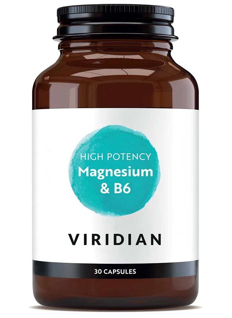 High Potency Magneziu si Vitamina B6, 30 capsule, Viridian — preț și oferte