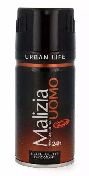 Malizia Uomo, Urban Life, Deodorant, 150ml