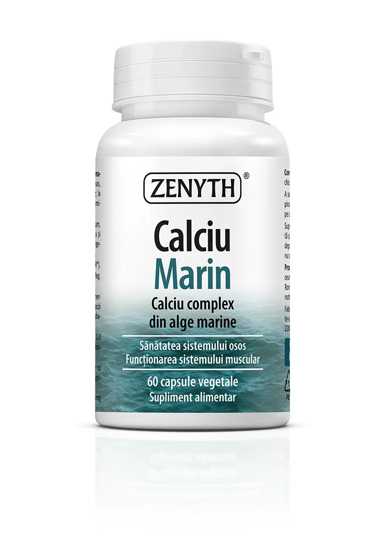 Calciu Marin Zenyth, 60 capsule vegetale — preț și oferte