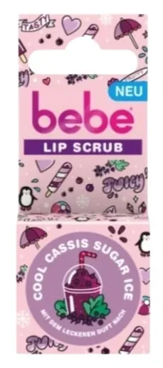 Bebe, Cool Cassis Sugar Ice, exfoliant pentru buze, 4.9g — preț și oferte