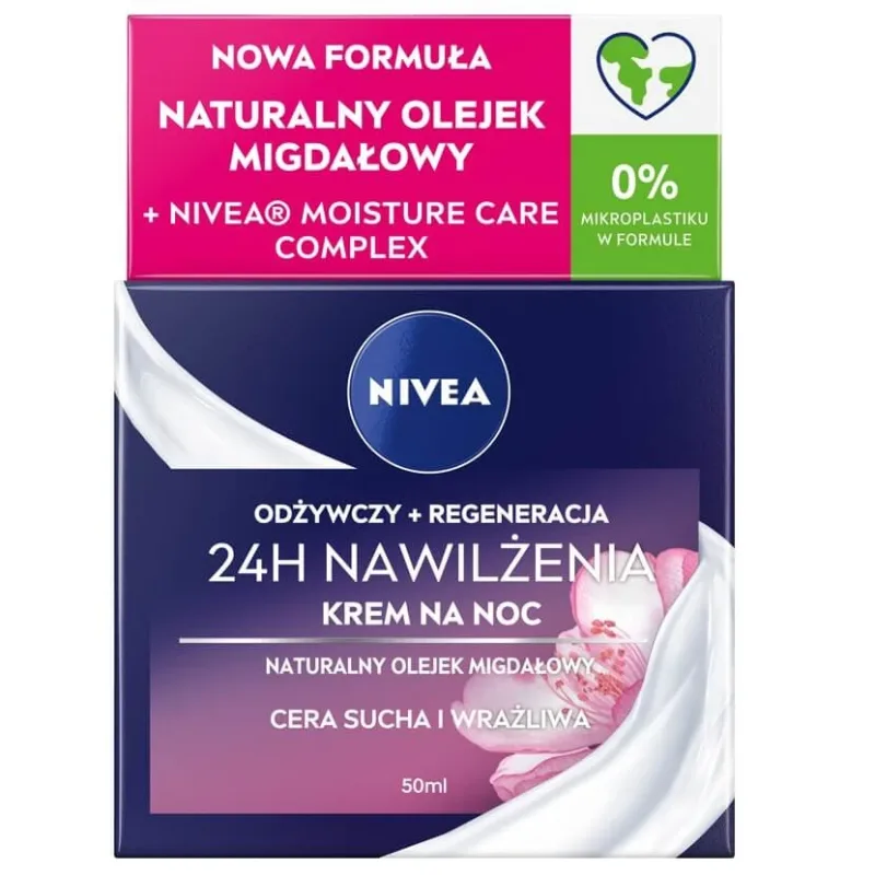 Nivea 24H Hydration+Regeneration Revitalising Night Cream, 50ml — preț și oferte
