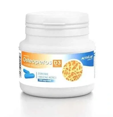 Osteoperos D3 2000 UI, 100 capsule — preț și oferte