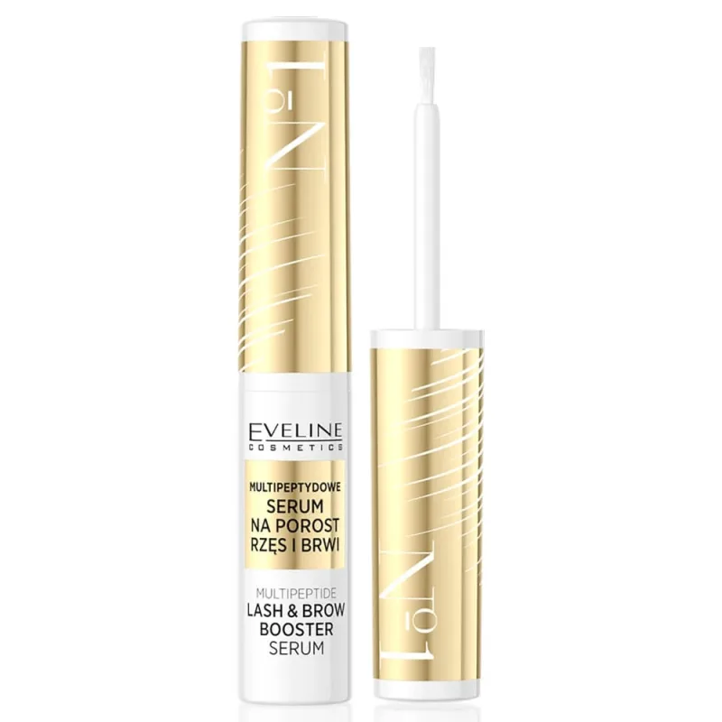 Eveline Cosmetics Ser multipeptidic pentru creșterea genelor și sprâncenelor, 4ml — preț și oferte